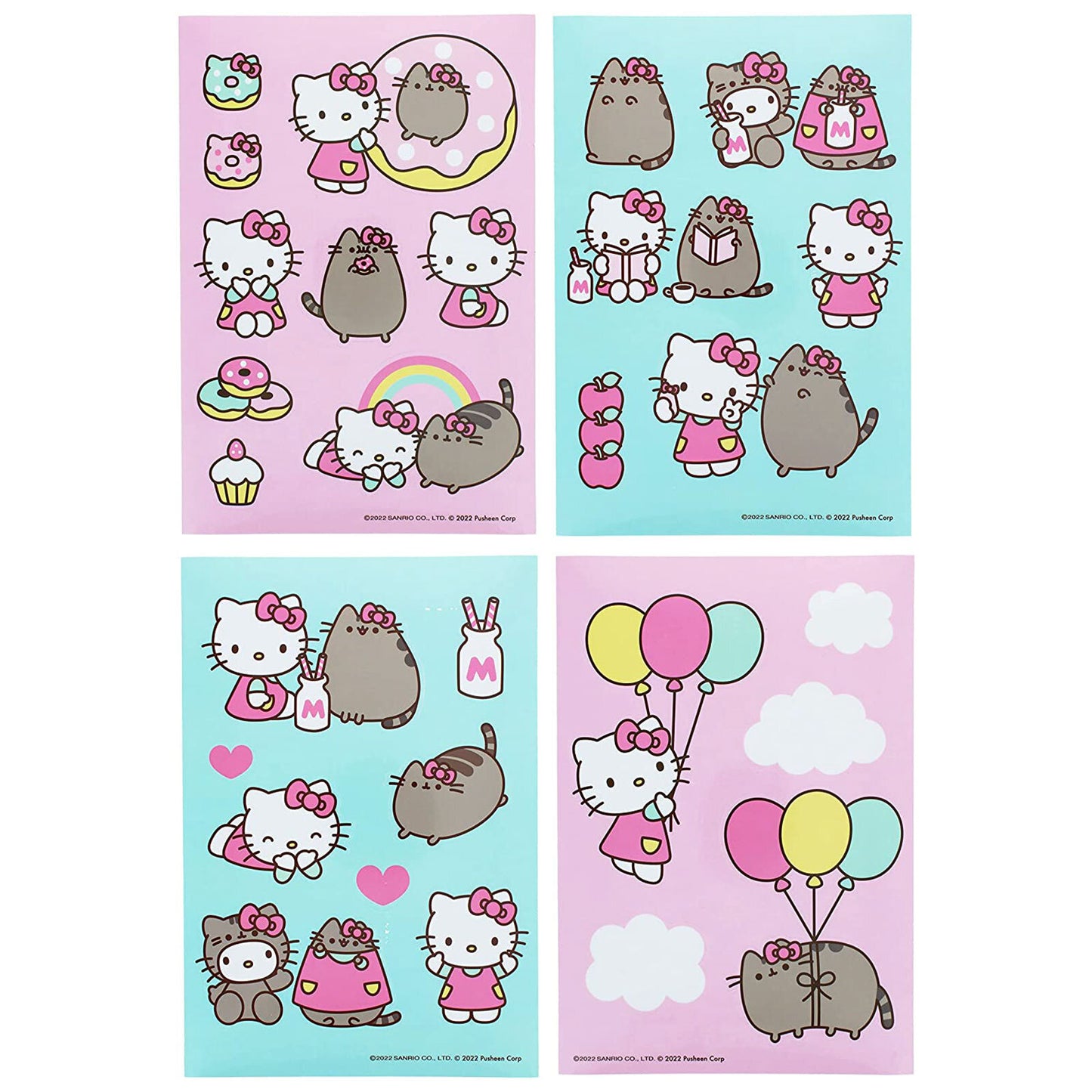 Hello Kitty x Pusheen Stickers