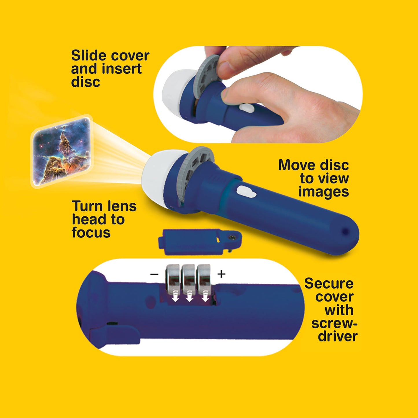 Torch and Projector - Space Torch
