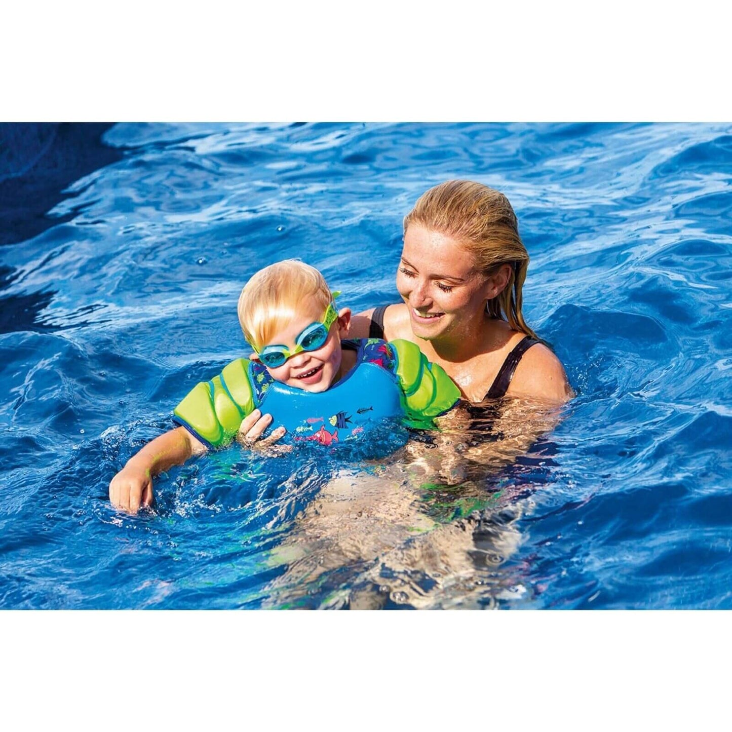 Zoggs Water Wings Vest 1-2 years. - Blue