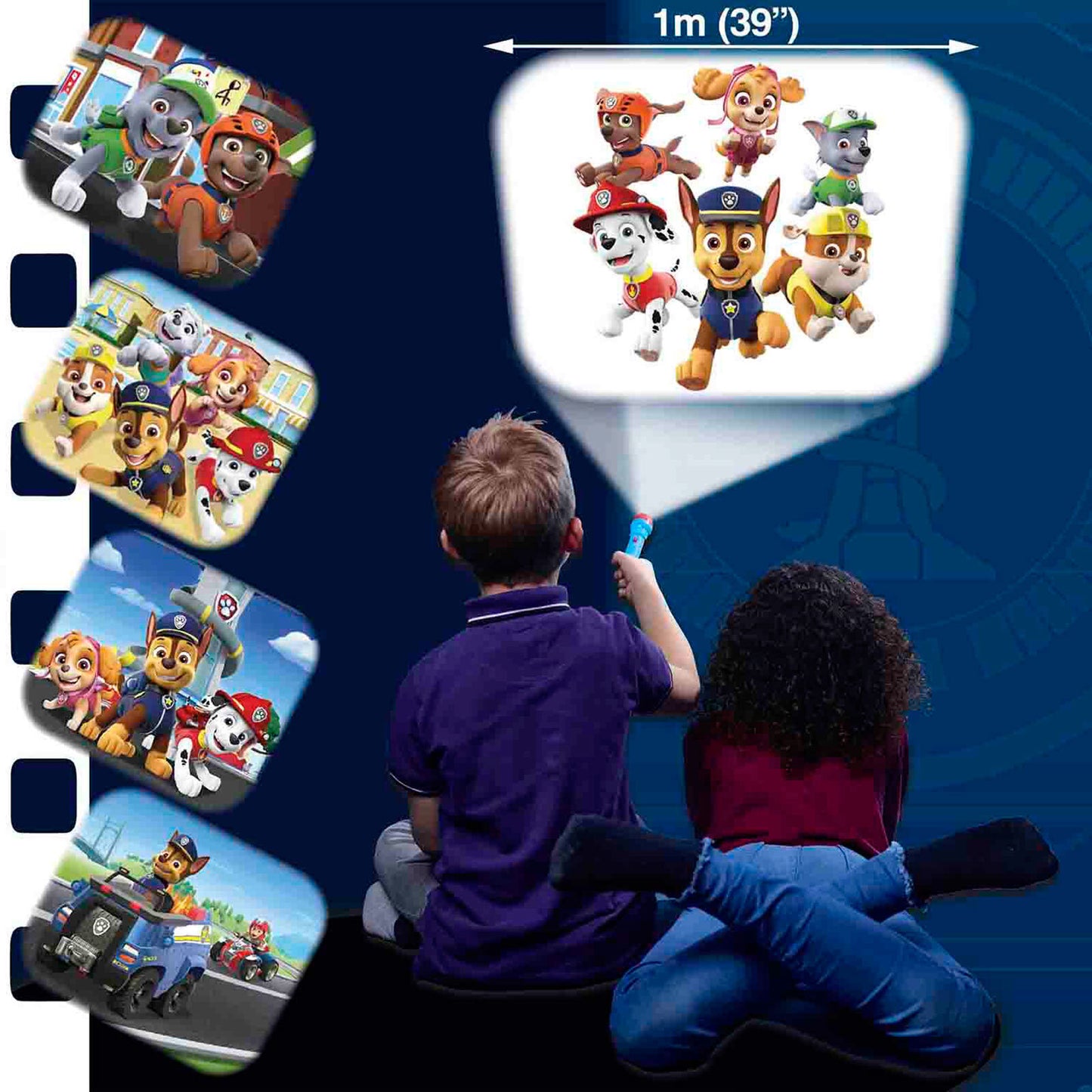 Nickelodeon Paw Patrol Torch Light and Projector with 3 Discs, 24 images