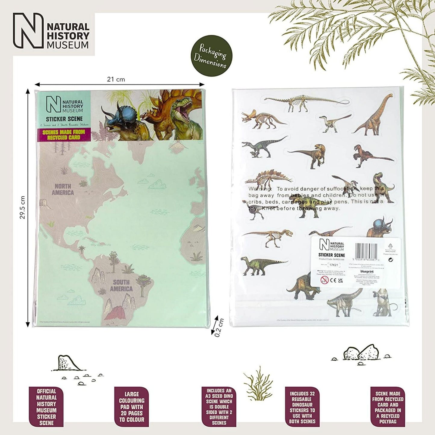 National History Museum Sticker Scene