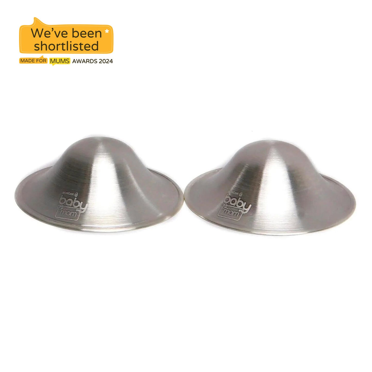 baby mom 2-Pack 999 Sterling Silver Nipple Shield Cover/Nipple Cups