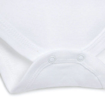 HelloBaby Basic Rib Rope Strap Baby Bodysuit 5 pcs - White