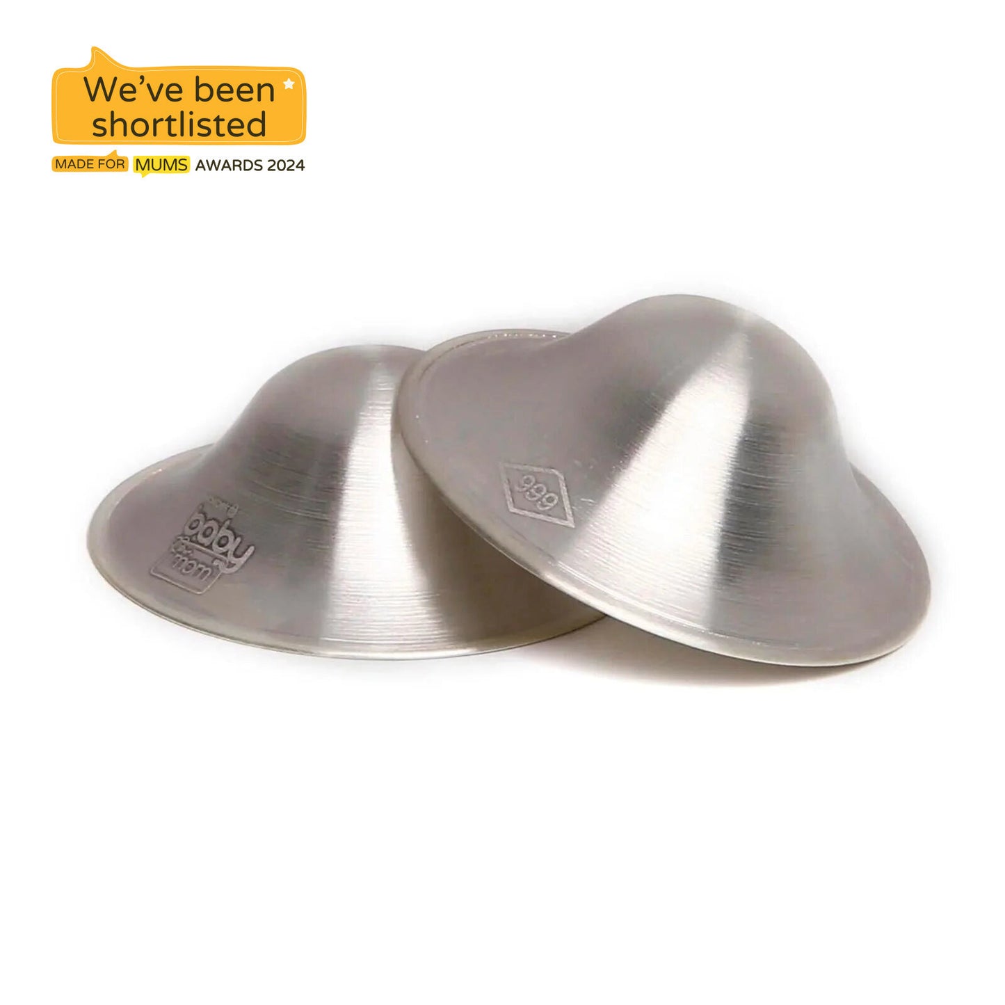 baby mom 2-Pack 999 Sterling Silver Nipple Shield Cover/Nipple Cups
