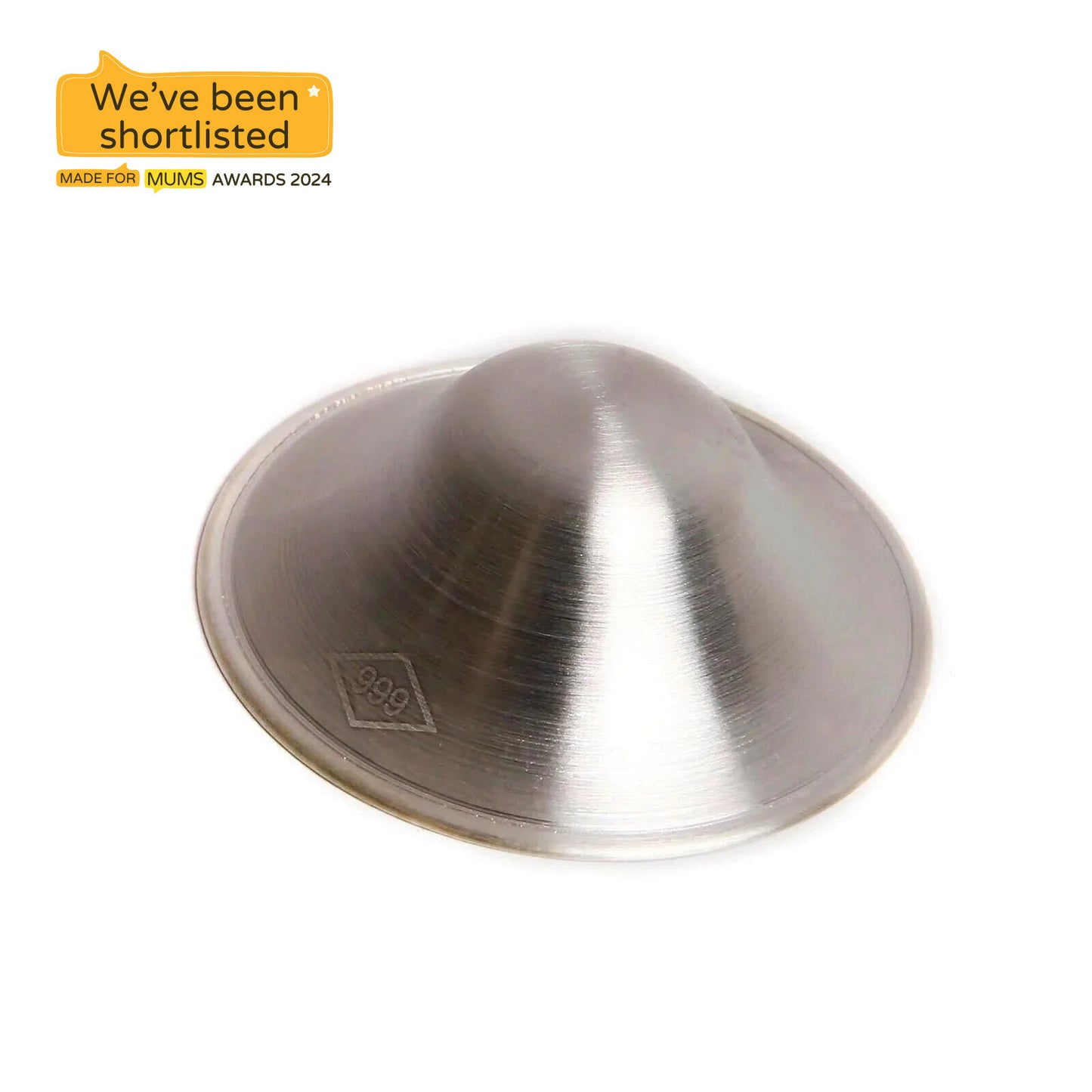baby mom 2-Pack 999 Sterling Silver Nipple Shield Cover/Nipple Cups