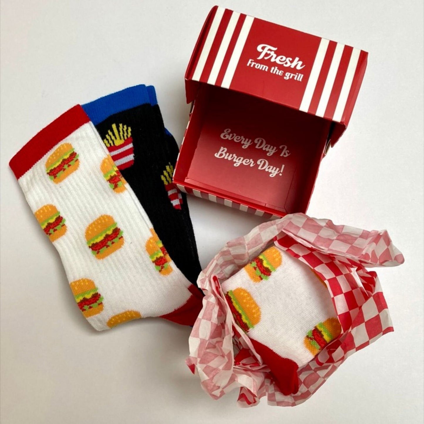 Boxt Socks Unisex 2pk Burger