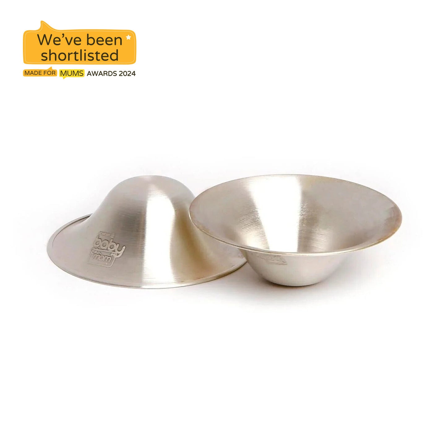 baby mom 2-Pack 999 Sterling Silver Nipple Shield Cover/Nipple Cups