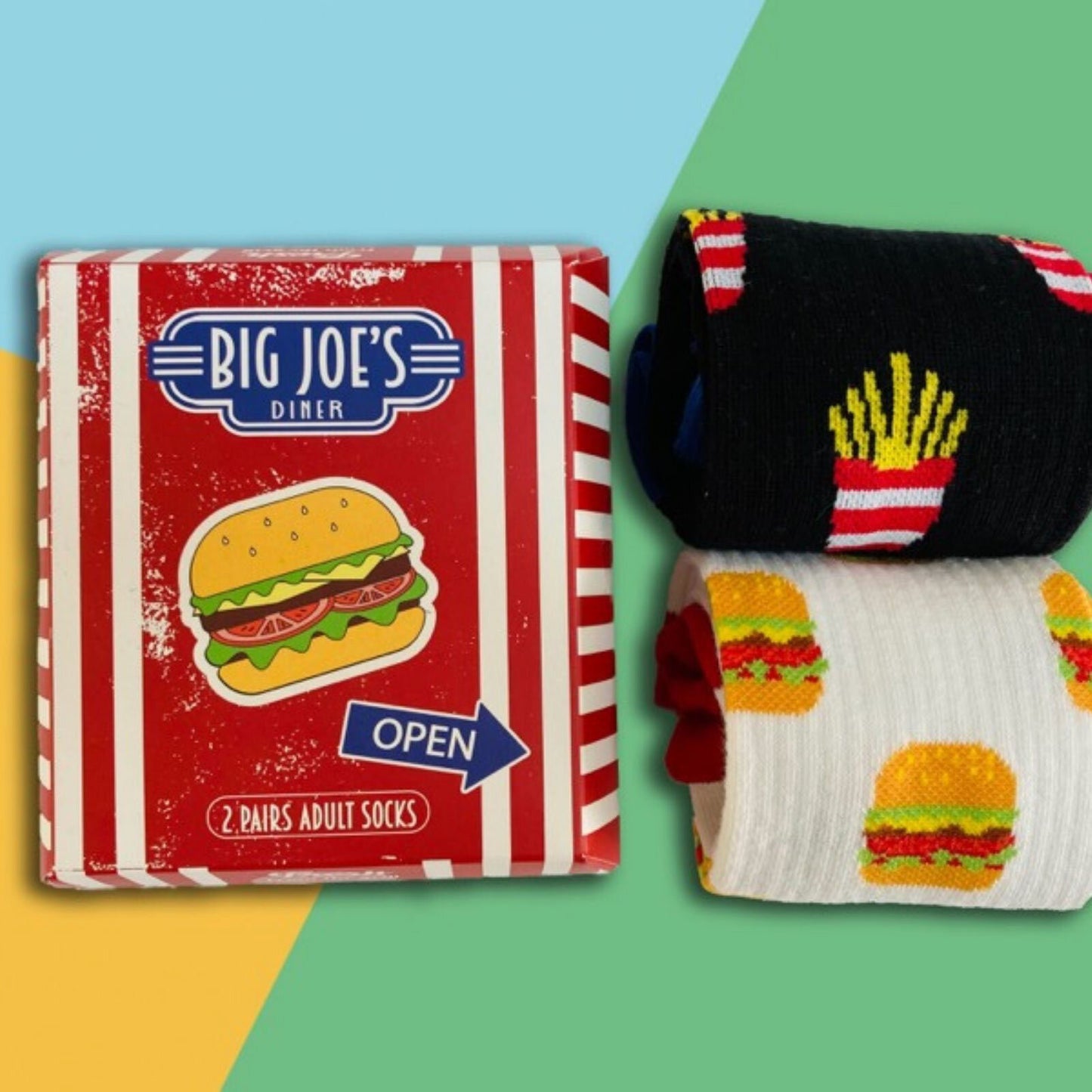 Boxt Socks Unisex 2pk Burger