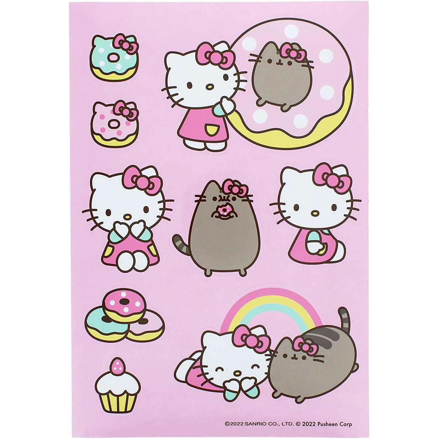 Hello Kitty x Pusheen Stickers