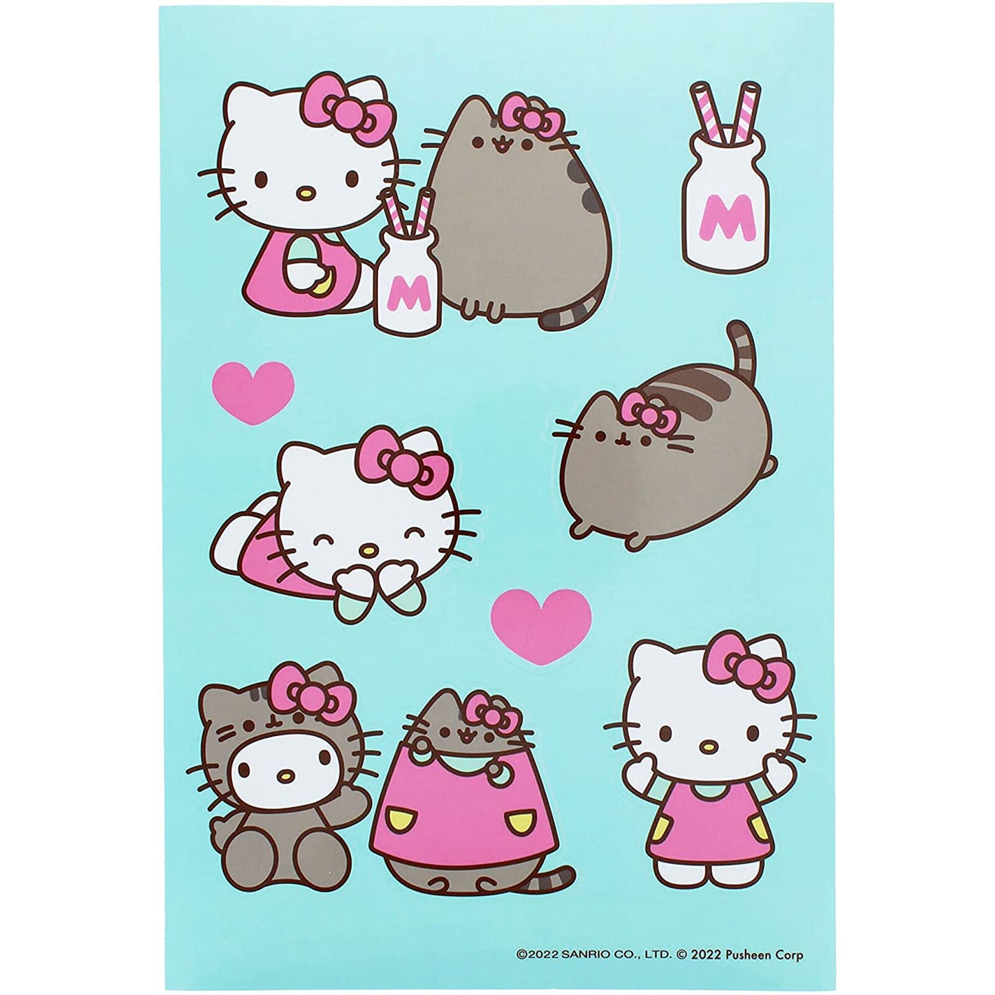 Hello Kitty x Pusheen Stickers