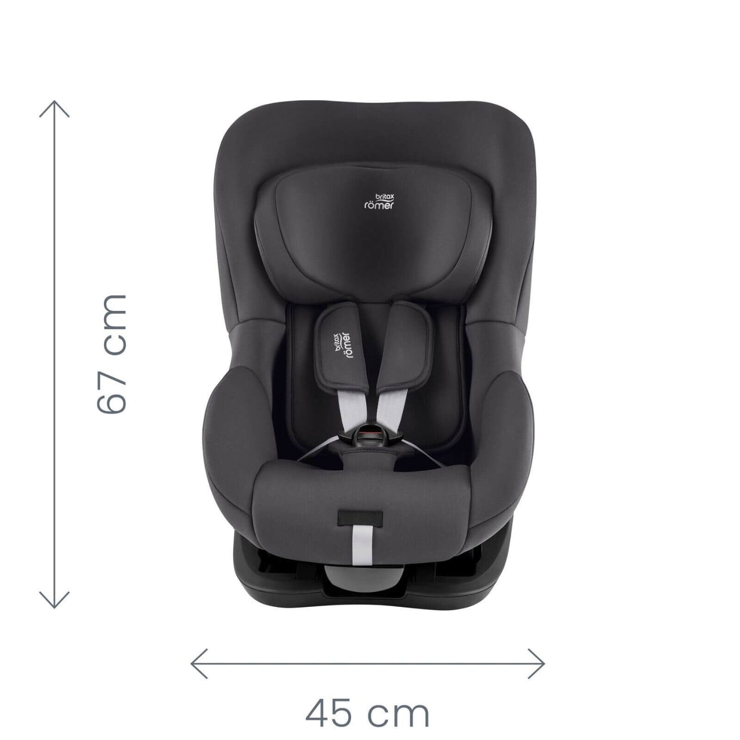 Britax Römer King Pro BR i-SIZE Group 1 Car Seat - Midnight Grey
