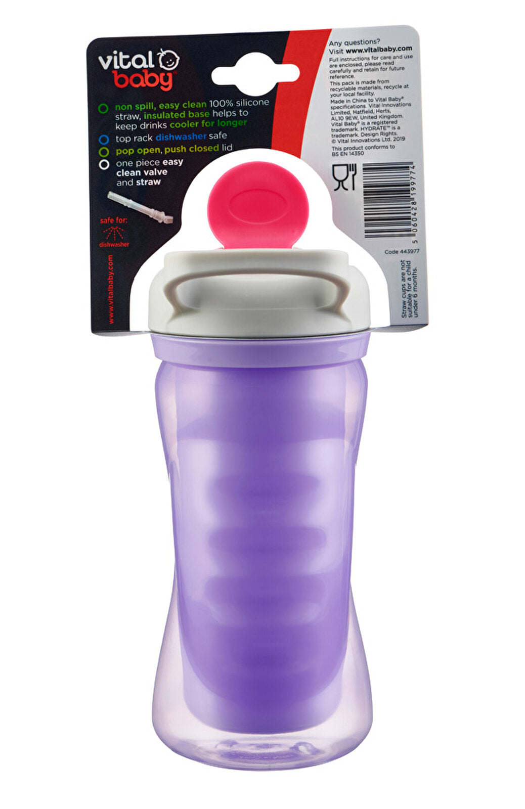 Vital Baby HYDRATE incredibly cool 290ml - Fizz