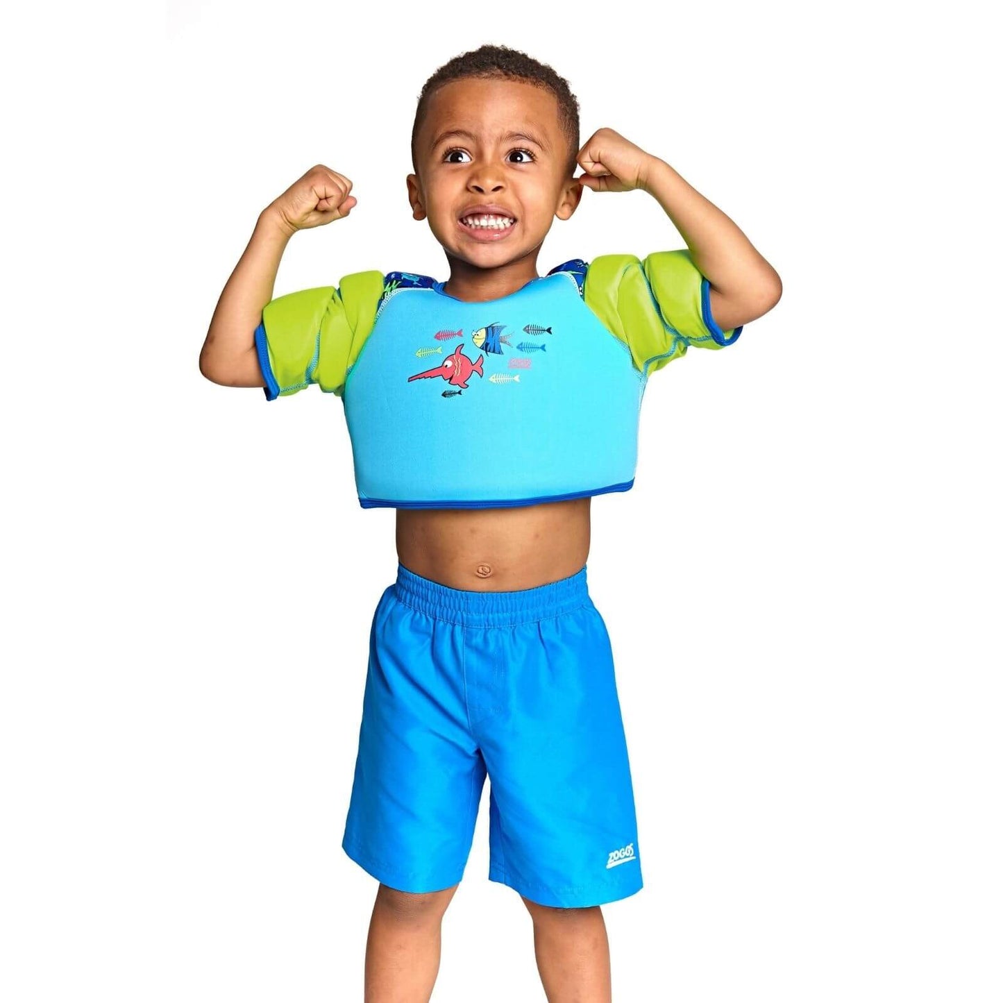 Zoggs Water Wings Vest 1-2 years. - Blue