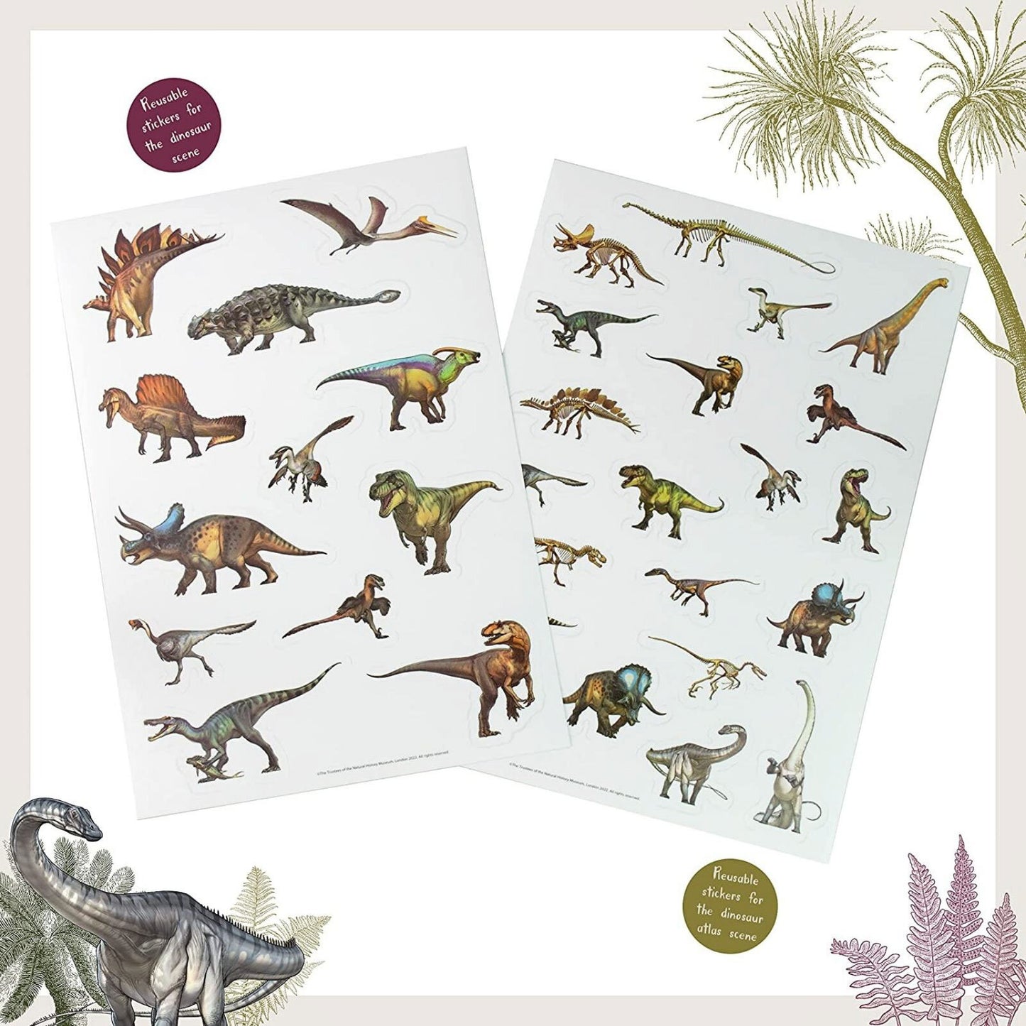 National History Museum Sticker Scene