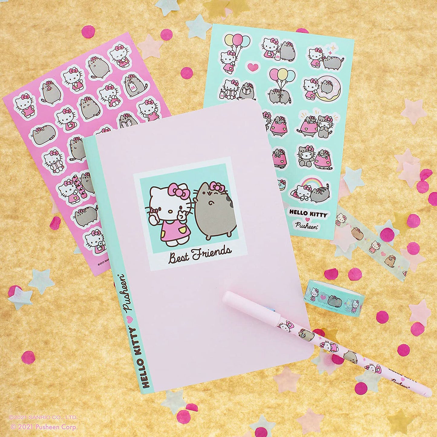 Hello Kitty x Pusheen Friendship Set