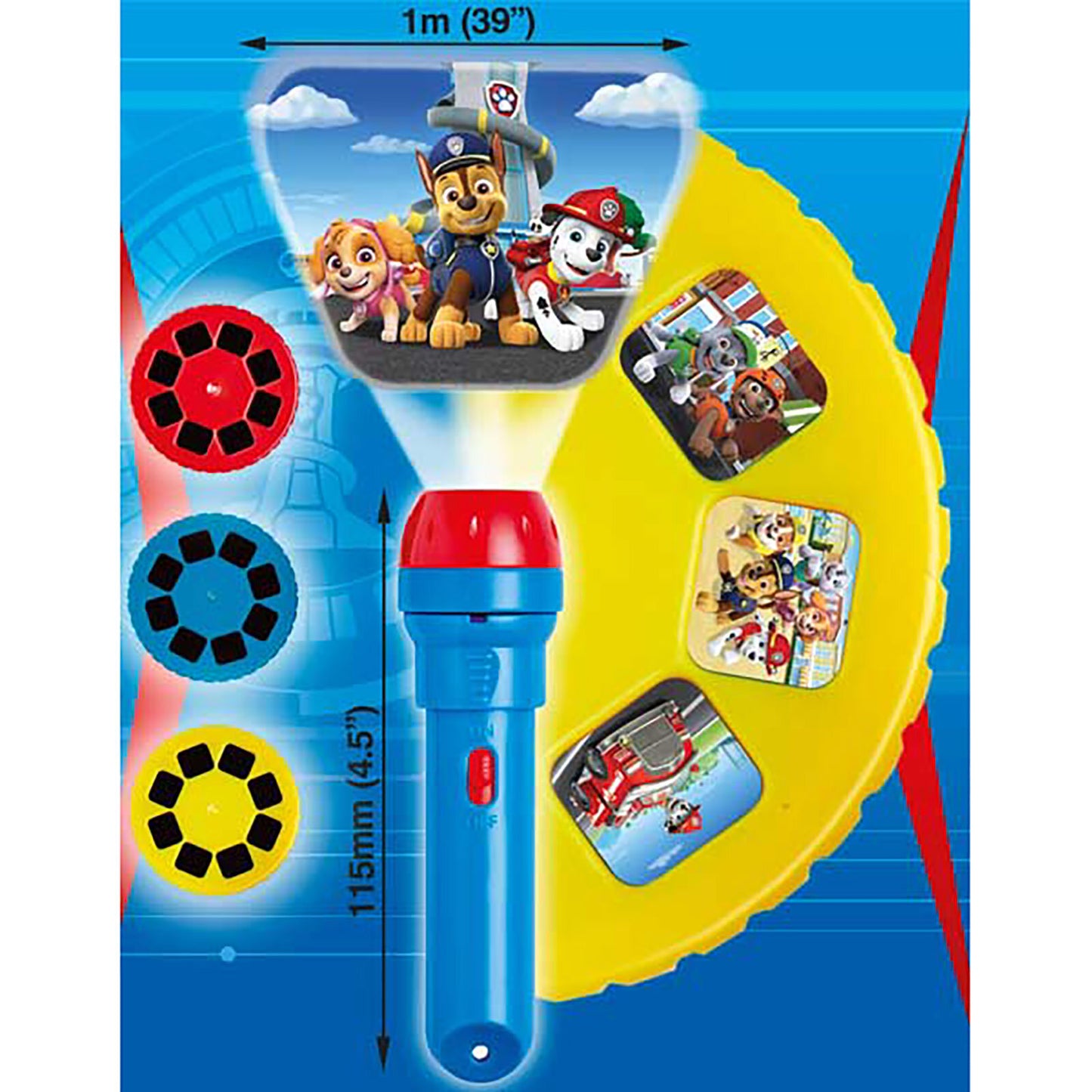 Nickelodeon Paw Patrol Torch Light and Projector with 3 Discs, 24 images
