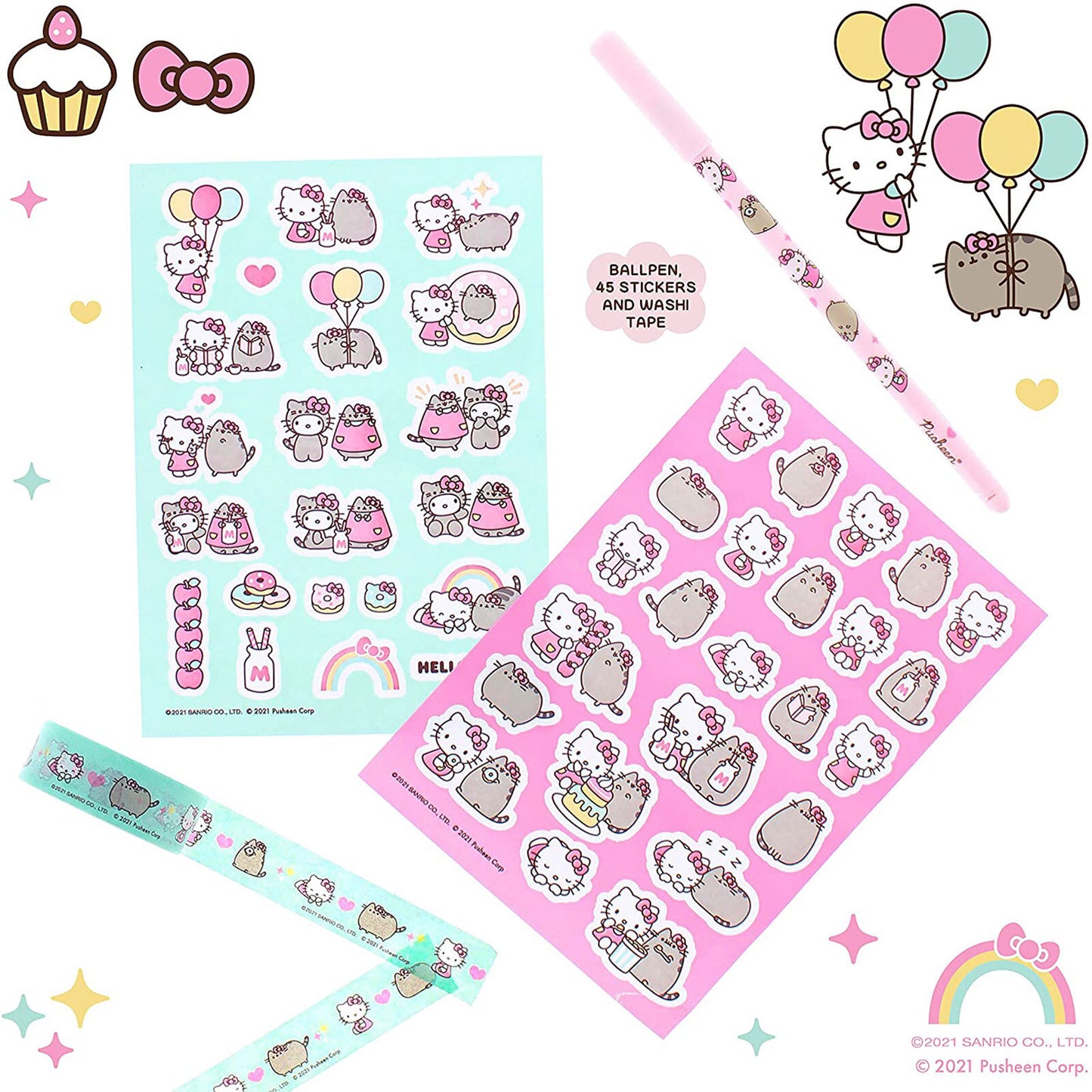 Hello Kitty x Pusheen Friendship Set