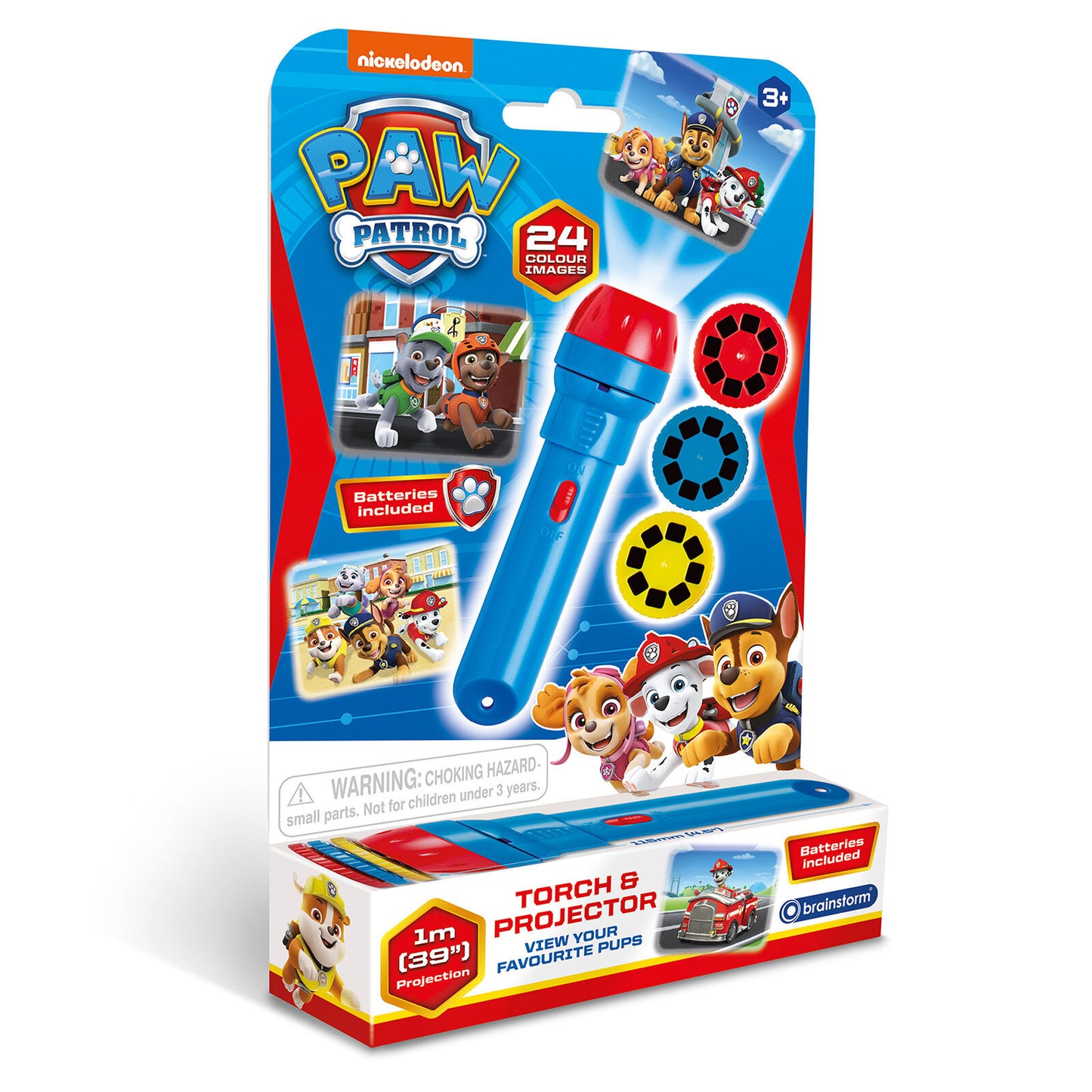 Nickelodeon Paw Patrol Torch Light and Projector with 3 Discs, 24 images