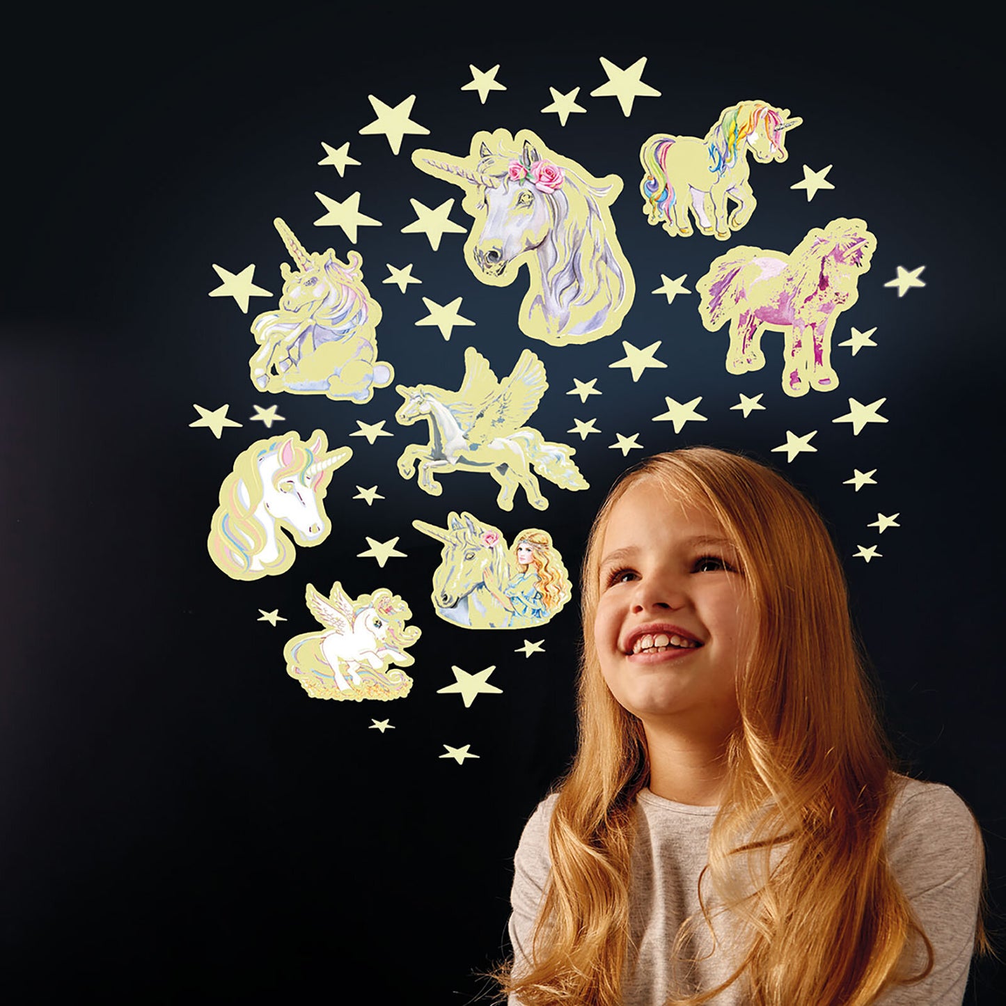 The Original Glowstars Company Glitter Stars & Unicorns