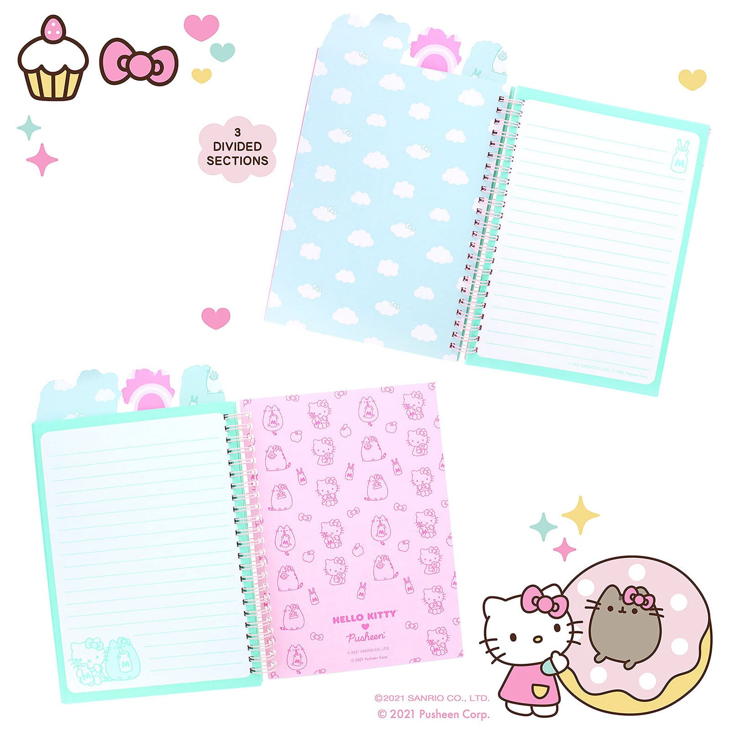 Hello Kitty x Pusheen A5 Project Book