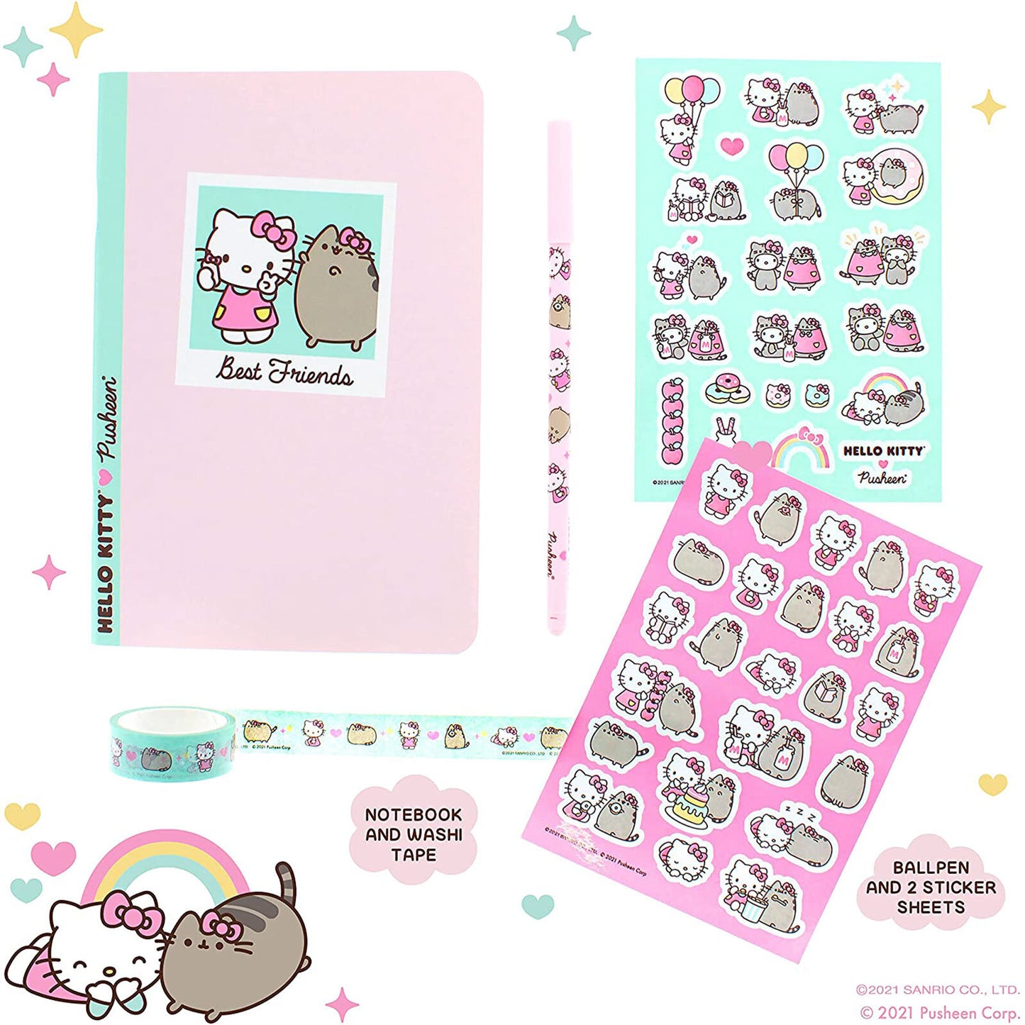 Hello Kitty x Pusheen Friendship Set