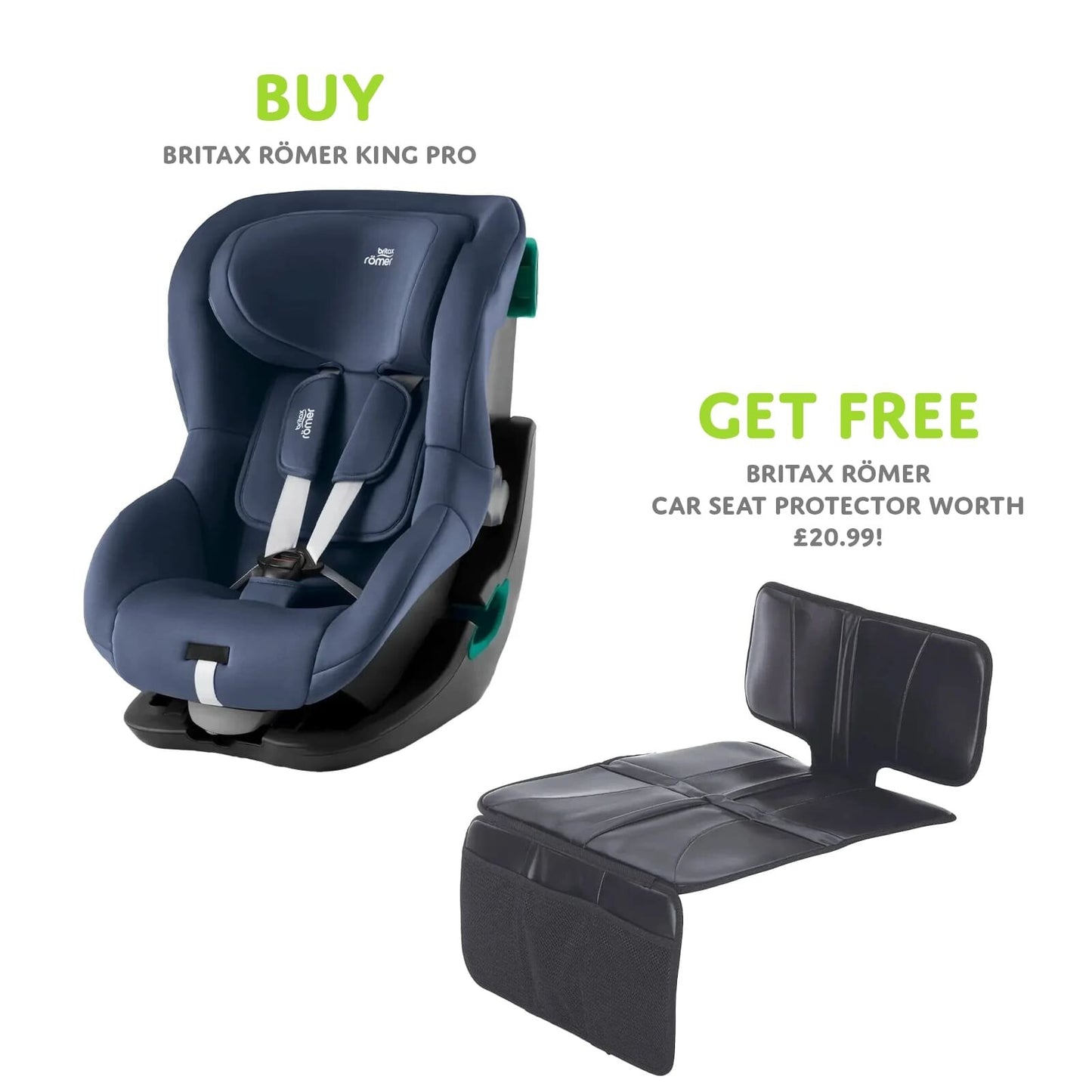 Britax Römer King Pro BR i-SIZE Group 1 Car Seat - Moonlight Blue