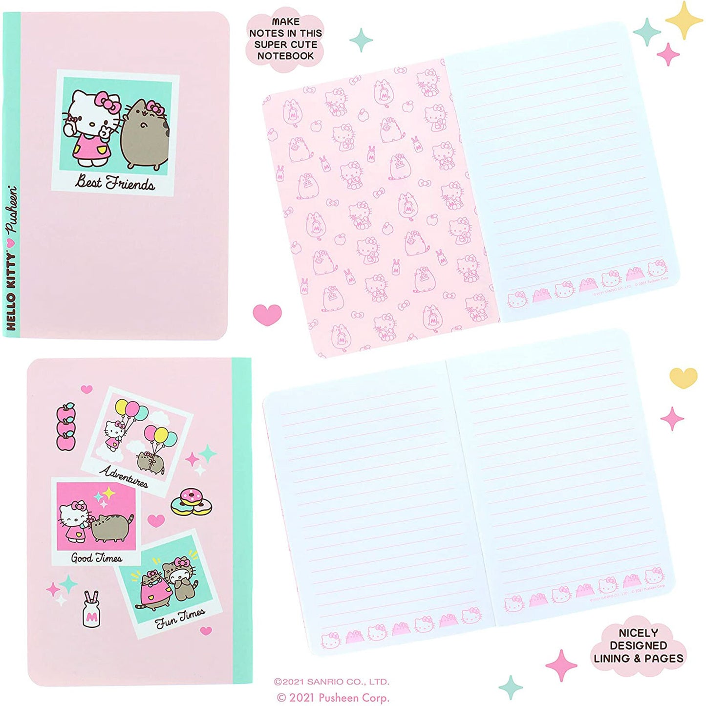 Hello Kitty x Pusheen Friendship Set