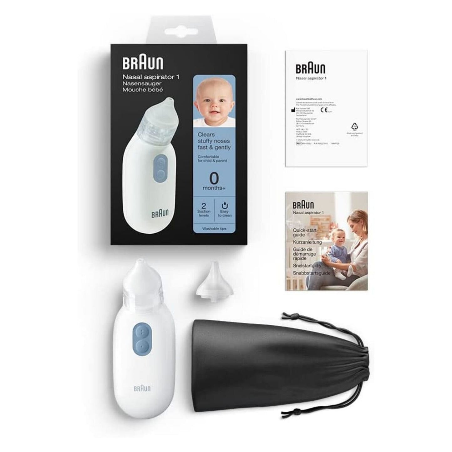 Braun BNA 100 EU Nasal Aspirator 0 M+ White