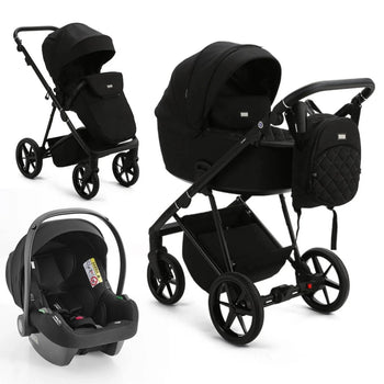 Mee-Go Milano Evo 3 in 1 Travel System - Abstract Black