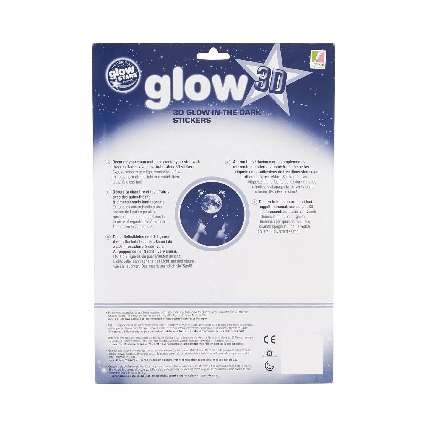 The Original Glowstars Company 3D Moon